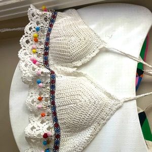 Macrame tiny top